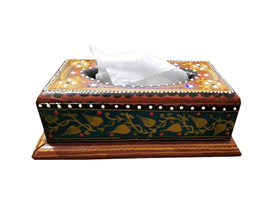 Wooden Tissue Box